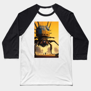 Giant Robotic Spiders Attack! Baseball T-Shirt